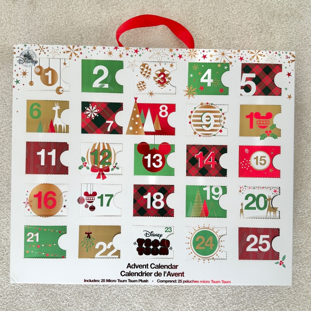 COMPLETE Disney Tsum Tsum Advent Calendar (Opened)